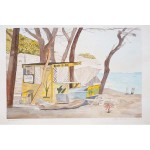 12x18, Barbados, Watercolor