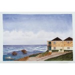 8x12, Landscape, Barbados, Watercolor