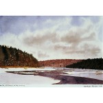 4x6, Landscape, Berkshires, Private Collection, Watercolor