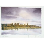 4x6, Landscape, France, Watercolor