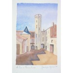 6x4, Landscape, France, Private Collection, Watercolor