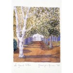 5x4, Landscape, France, Private Collection, Watercolor