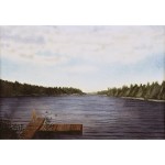 8x12, Landscape, Sweden, Private Collection, Watercolor