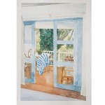14 1/2 x 15, Still LIfe, Barbados, Watercolor